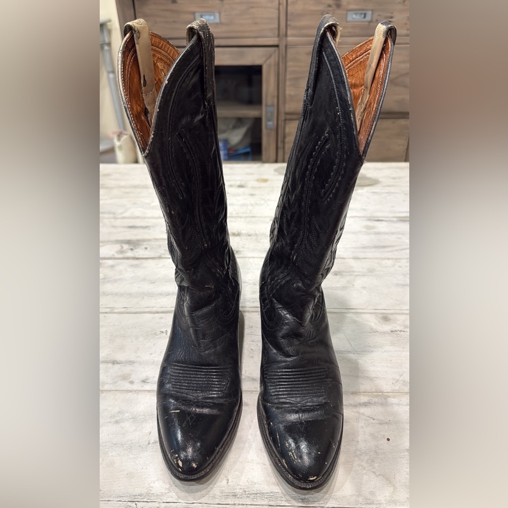 Dan Post - Ladies Black Cowboy Boots - 7
